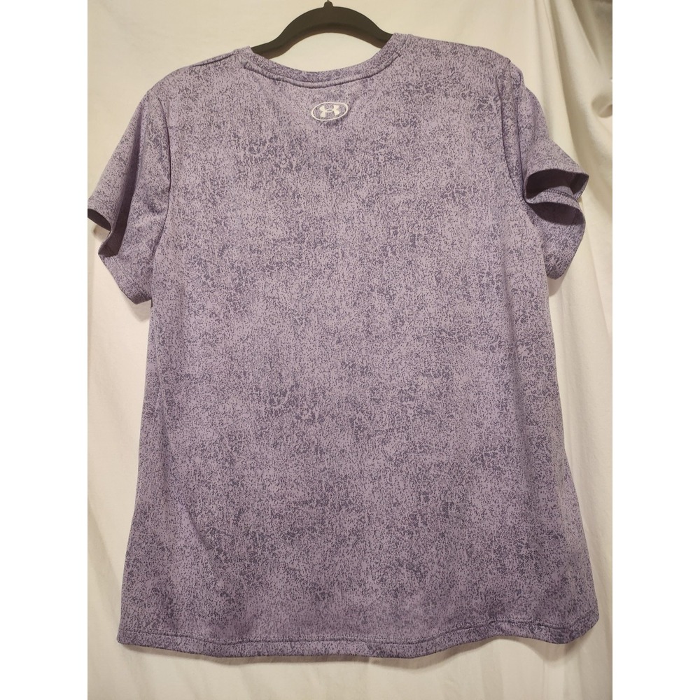 Under Armour Loose Coupe Lache Suelto Size XL, Purple T-shirt, Ladies - Picture 5 of 14
